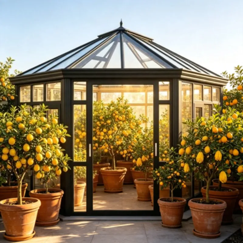 Custom Aluminum Frame Sunroom Glass House Freestanding Conservatory Waterproof Winter Garden Room with Sliding Door Patio