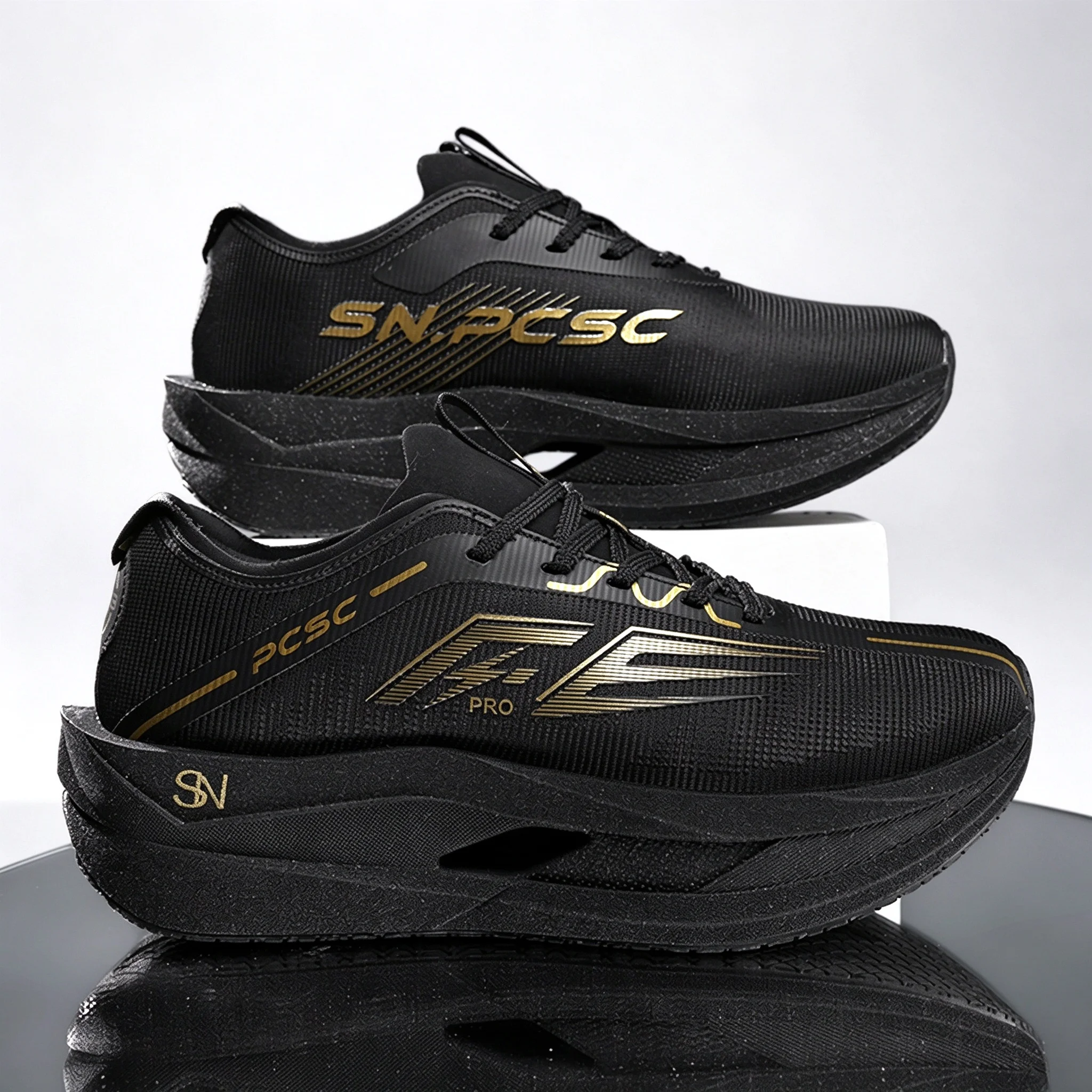 Carbon Fiber Board Men's Running Shoes, Professional Women's Breathable, Lightweight, Comfortable Sports Chunta Marathon Shoes