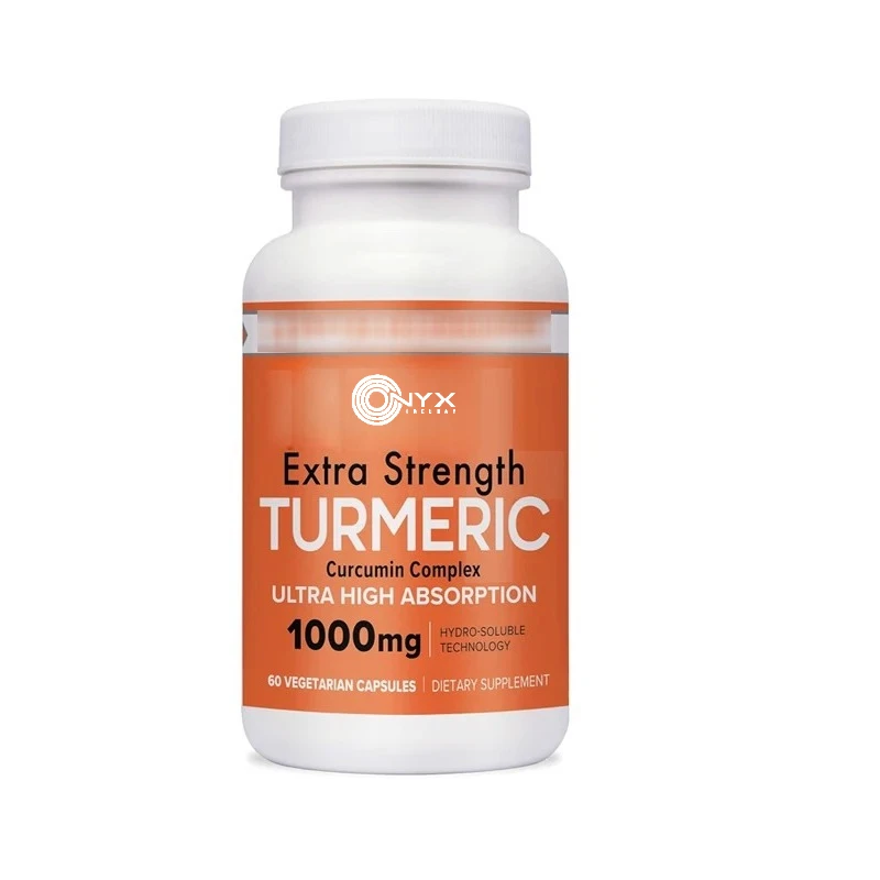 

Turmeric Curcumin Capsules, 1000mg Super Supplement, 60 Vegetarian Capsules