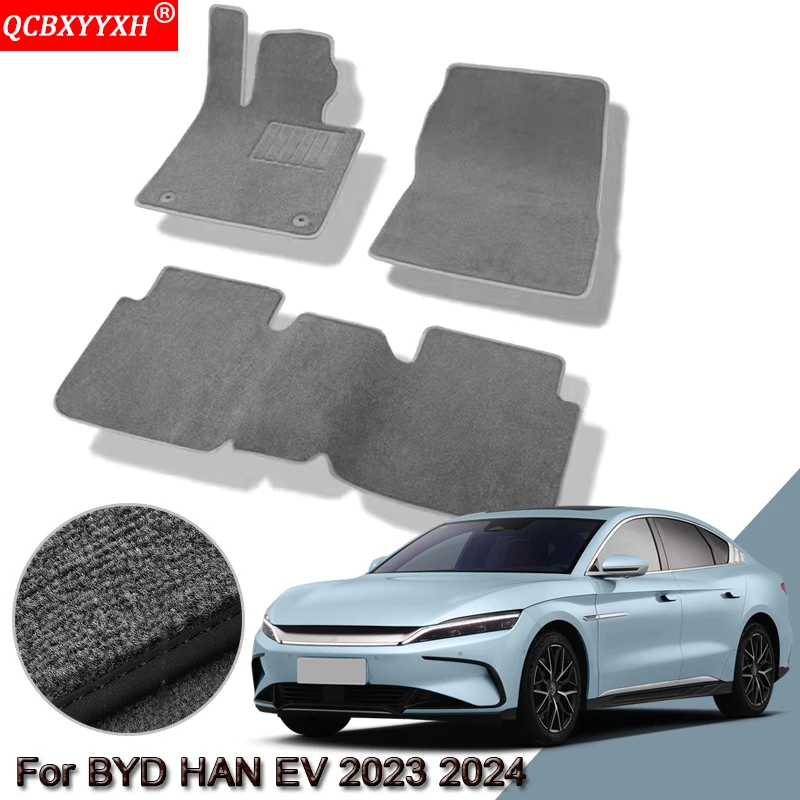 

Custom Car Floor Mats For BYD HAN EV 2023 2024 Waterproof Non-Slip Floor Mats Internal Protection Carpets Rugs Auto Accessory