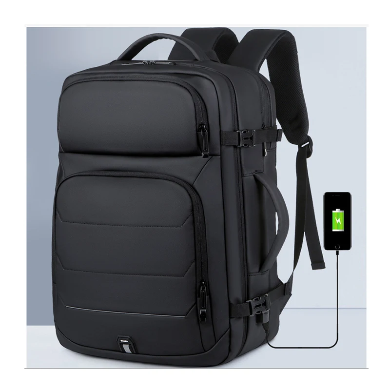 

Travel Backpack For Men 17.3 inch laptop Backpack USB Charging Waterproof Urban Business Rucksack Schoolbag Larger Travel bag