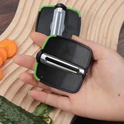1pc-Effortlessly Peel Fruits And Vegetables With Our Stainless Steel Handheld Peeler - Perfect Kitchen Accessory For Quick Meal