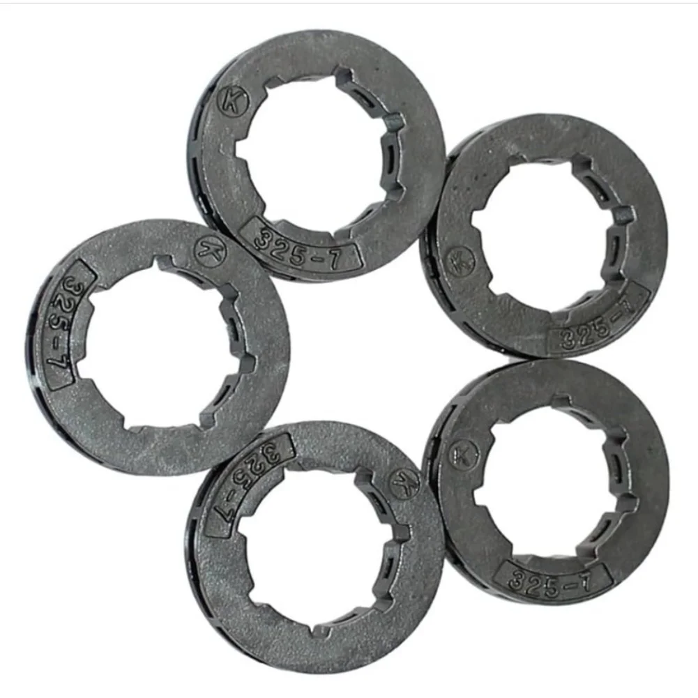 For Echo CS-450P Chain Wheel Rim Sprocket For Chainsaw Repair Black Precision Rim Sprocket Gear 0.325 Inch Pitch