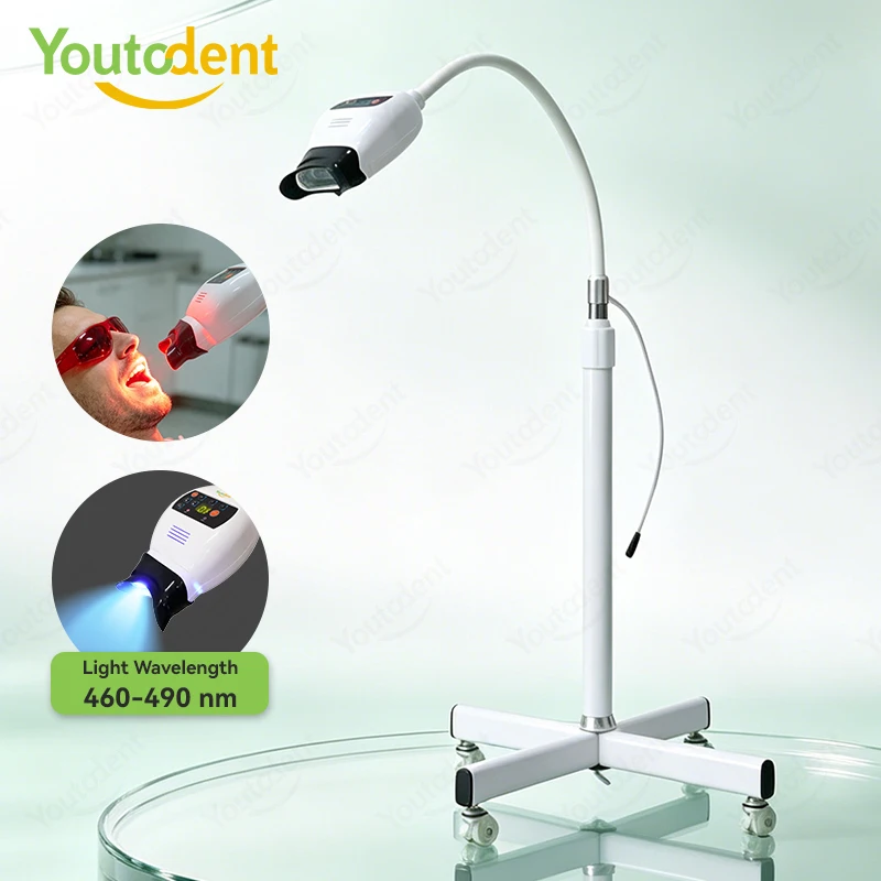 Youtodent – Acelerador De Blanqueamiento Dental Profesional De 3 Colores, Lámpara Led Móvil Con Ruedas Para Cuidado Bucal — -32%, 21.96€ Coupon, from 44.59€ – 32% descuento – €44.59