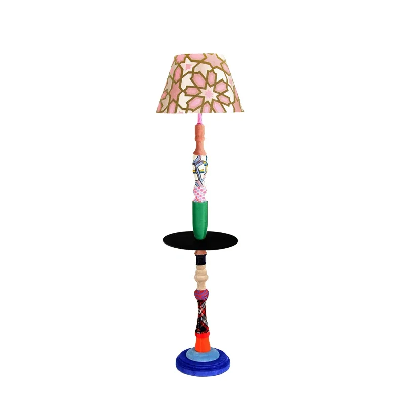 simple living room, modern bedroom, European creative floor lamp