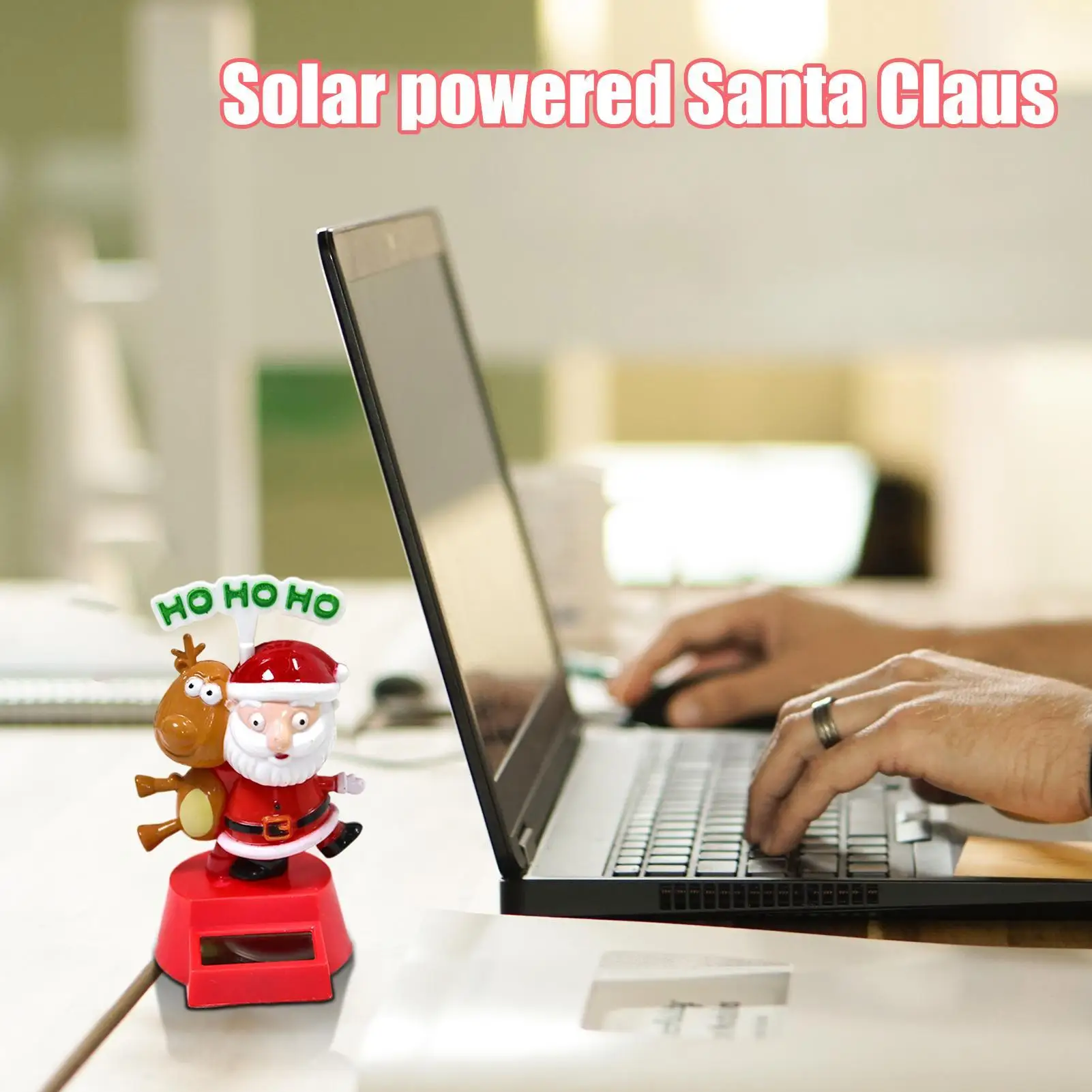 

Декор приборной панели автомобиля, настольные качели на солнечной энергии, фигурки оленя Санта-Клауса, очаровательная коллекционная статуя, украшения для салона автомобиля