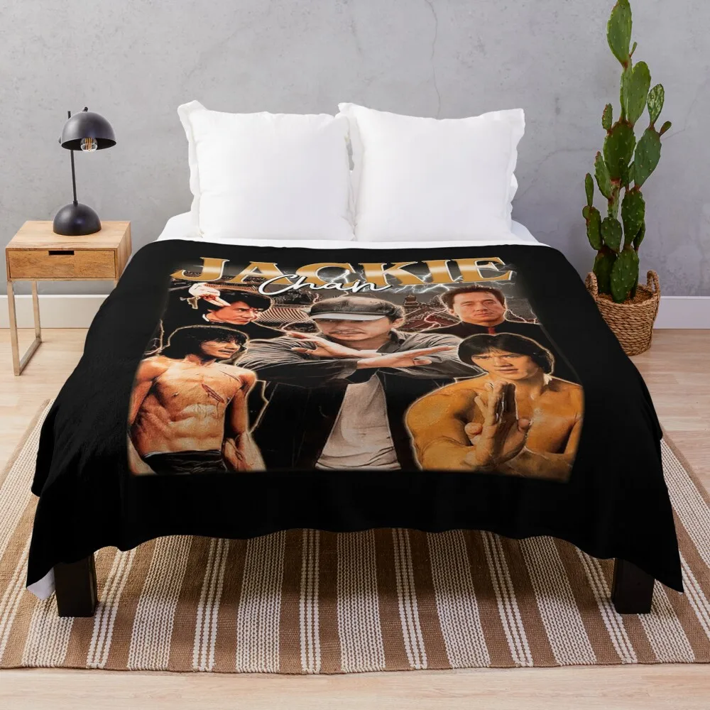 Jackie Kungfu Martial Arts Throw Blanket Large Nap Kid'S Blankets