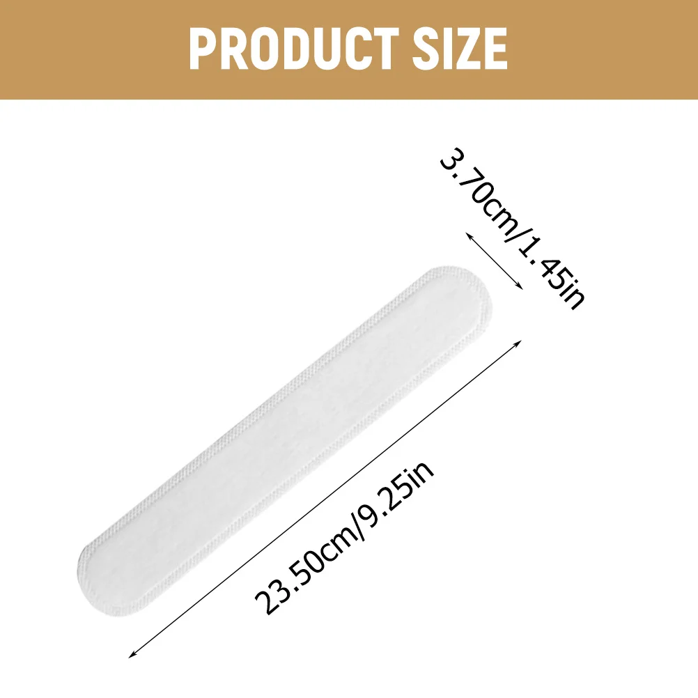 40 Pcs Hat Padding Strips Sweat Liner Bulk Absorber Caps Sweatband Disposable for Baseball Hats