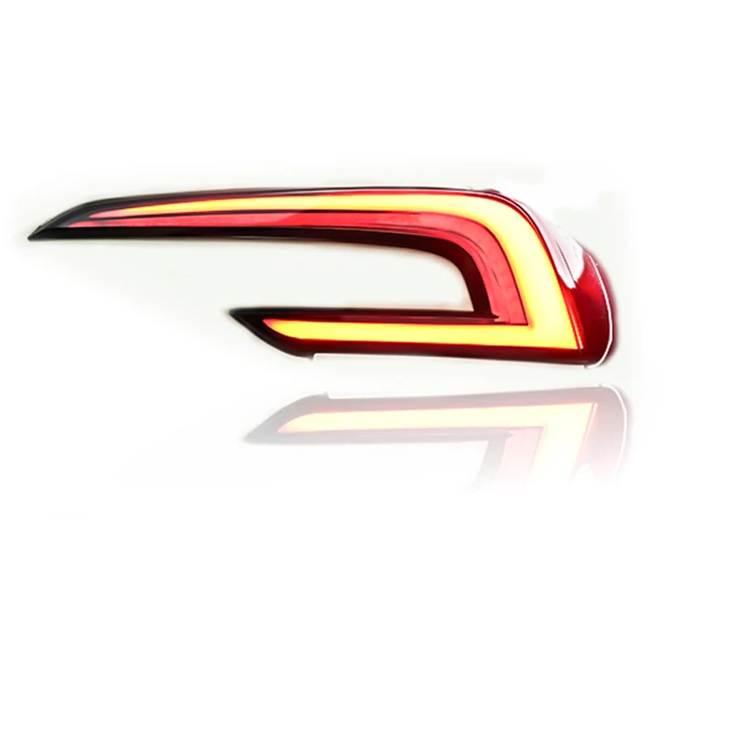 Hot Sale White Background Red Lens LED Tail Lights forTesla Model 3 Upgrade Factory Wholesale New 8:30