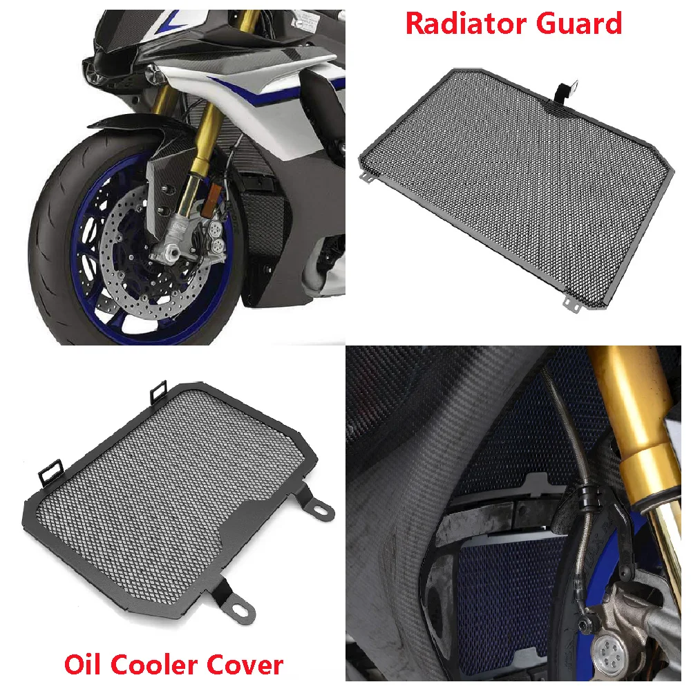 

Fits for Yamaha YZF R1 R1M ABS YZF-R1 YZF-R1M YZF-R1S 2015-2023 Motorcycle Radiator Guard And Oil Cooler Grille Cover Kits