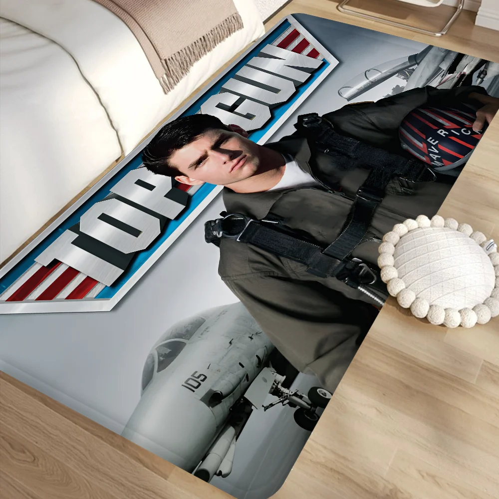 Top Gun Maverick Movie Floor Carpet Anti-slip Absorb Water Long Strip Cushion Bedroon Mat Welcome Rug