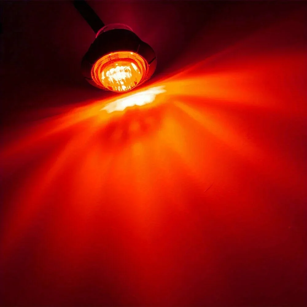 10PCS 12V LED Seite Marker Lichter Ausverkauf Vorne Hinten Indikatoren Licht für Lkw Auto Bus Anhänger Van Caravan boot Rücklicht