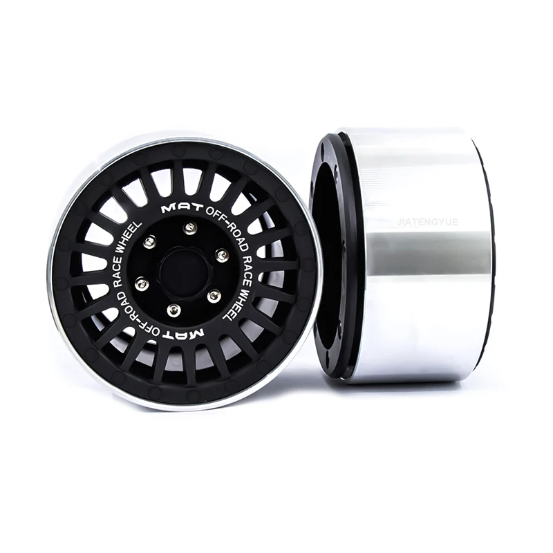 Piasta koła ze stopu 2,2 cala 1:10 do zdalnie sterowanych samochodów terenowych z blokadą, piasta koła do opon do samochodów RC SCX10 TRX-4, ulepszone części do opon