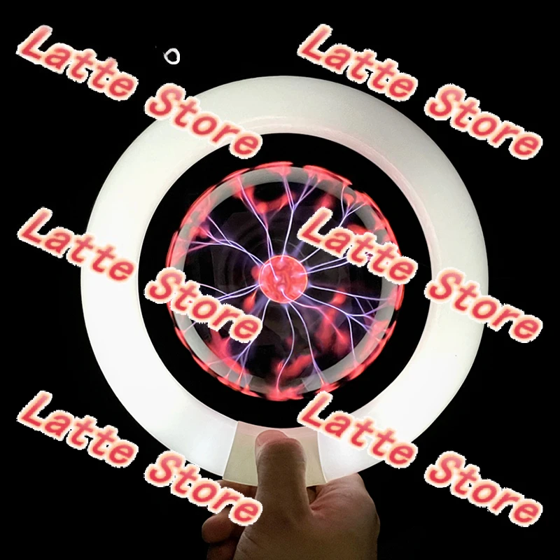 Sound Touch Control Plasma Ion Ball Light, Artificial Lightning Arc Sphere With Fluorescent Glow, Decorative Tesla Coil Lamp