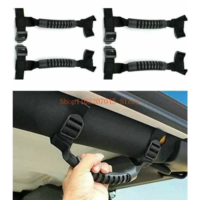 37cd Grab Wheel Handle Roll Bar Grip Inner Handle Car Roof for JK JKU TJ 2011-2016 4x