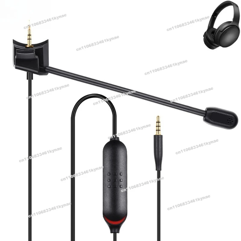 For Headphones with External Microphone Microphone Mute Switch Headphones OFC Replacement
