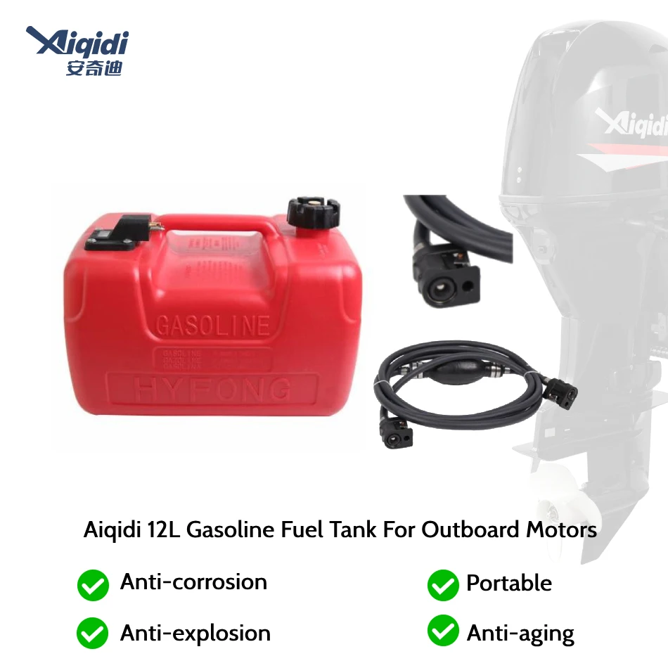AIQIDI CE 9.9HP 4 Stroke Aluminum Water-cooled Electric/Manual Start Short/Long Shaft Outboard Engines