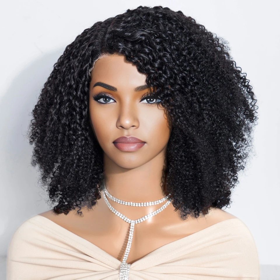 

Brazilian Glueless Wear To Go Wigs Curly Bob Wig Pre Cut Pre Bleached 6x6x1 Lace Wig Pixie Cut Short Dull Cyan Human Hair Wigs