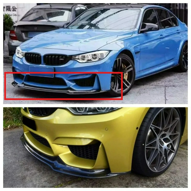 

Hot-Sale FORBMW F80 M3 F82 M4 Front Bumper Lip Splitter Spoiler Carbon Fiber 2014-2019