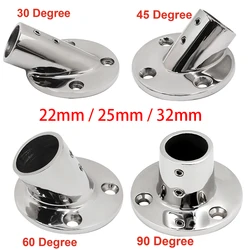 Boat Hand Rail Fitting, Stainless Steel 316 Boat Hand Rail Base, Round/Rectangular Base, Marine Yacht Boat Railing Hardware