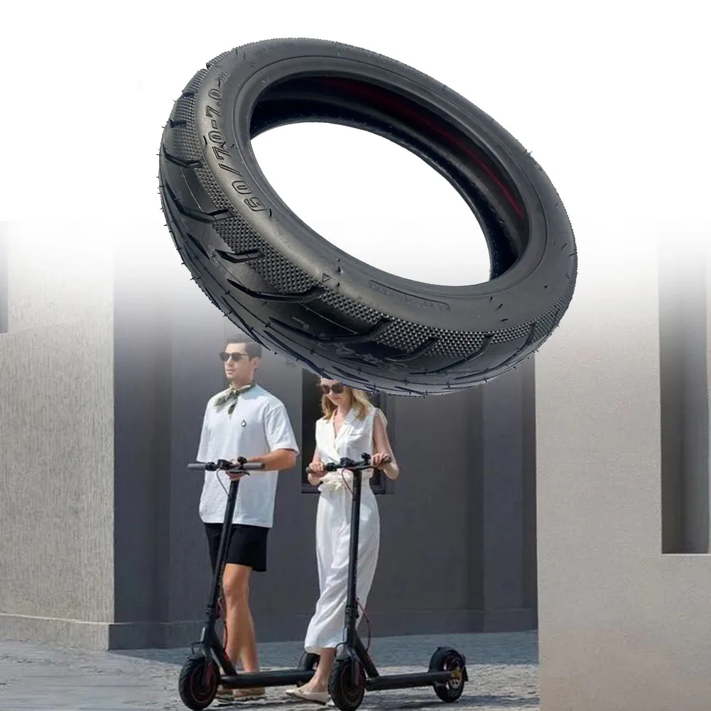 

1 Pcs 60/70-7.0 Vacuum Tire Rubber Electric Scooter Black 10 Inch Tire 60/70-6.5 Lightweight Inflatable Tire For YUANXING