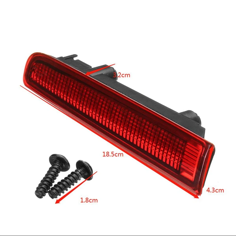 16Pcs Car Third High Brake Light Barn Door Rear Brake Light High Mount Stop Lamp For-Vw T5 T6 Red