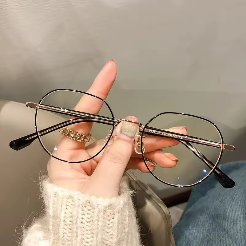 Luxury Myopia Glasses Classic Vintage Anti-blue Light Eyeglasses Women Men Minus Diopter Eyewear Prescription with 0 -0.5To -6.0 - Image 3