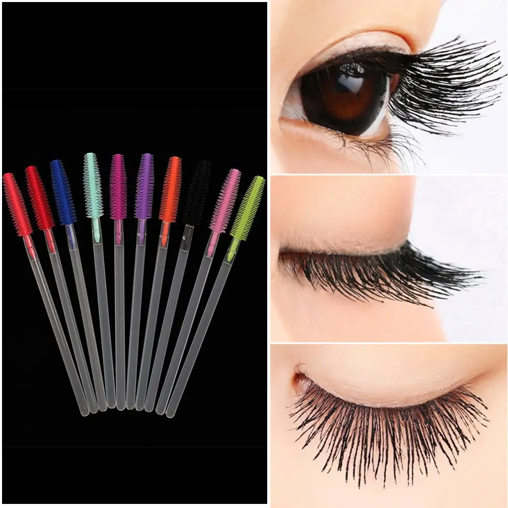 Eyelash Extension Disposable Eyebrow Brush Mascara Wand Applicator Spoolers Eye Lashes Cosmetic Brushes Set Makeup Tools