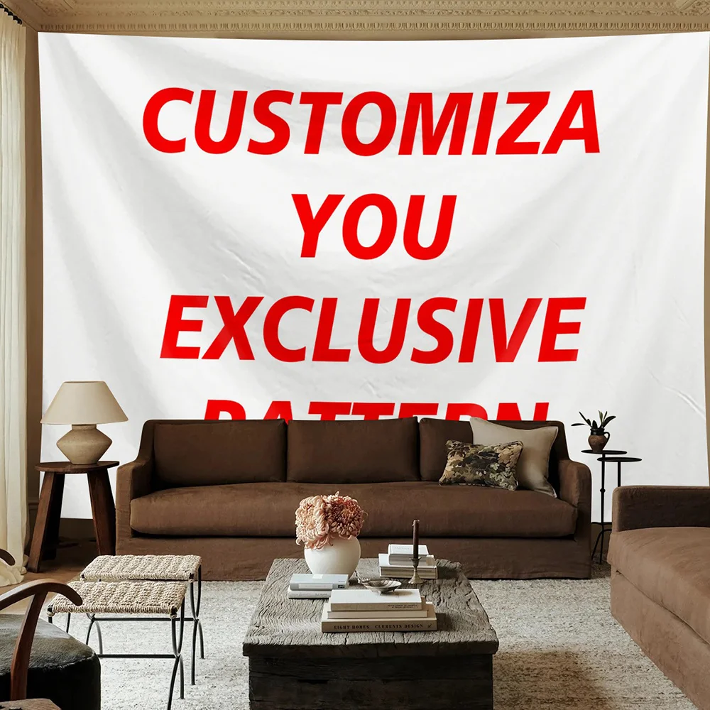 1 Stück personalisierter Wandteppich, individueller Foto- und Text-Wandteppich, Hintergrundstoff, personalisierter Fotodruck für Jubiläen, Geburtstage, Hochzeiten, Muttertag, Partydekorationen,