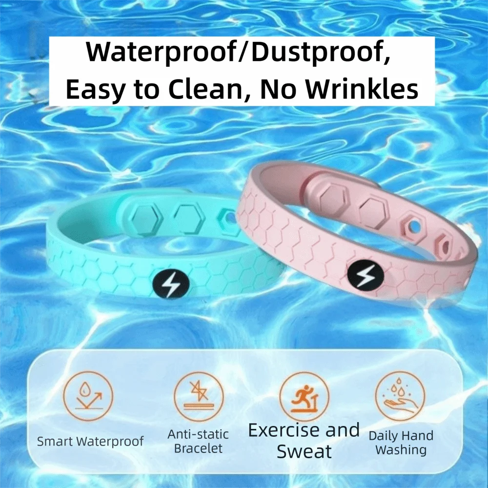 Antistatic Anti-static Bracelet Adjustable Waterproof Anti-static Wrist Strap Gentle Care Silicone