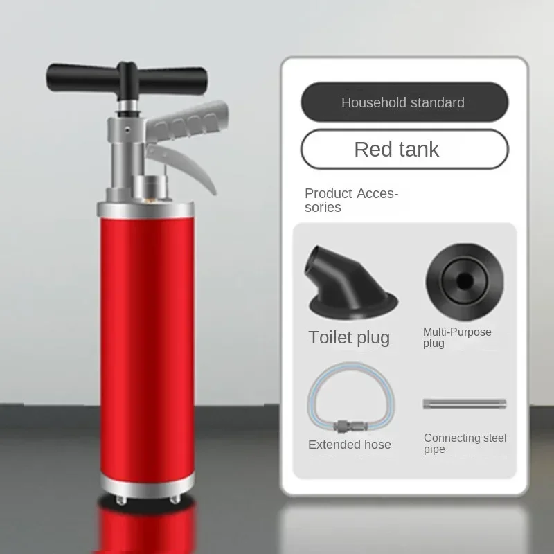 Amazing drain cleaning tool, toilet plunger, sewer unclogging, high-pressure toilet blockage remover