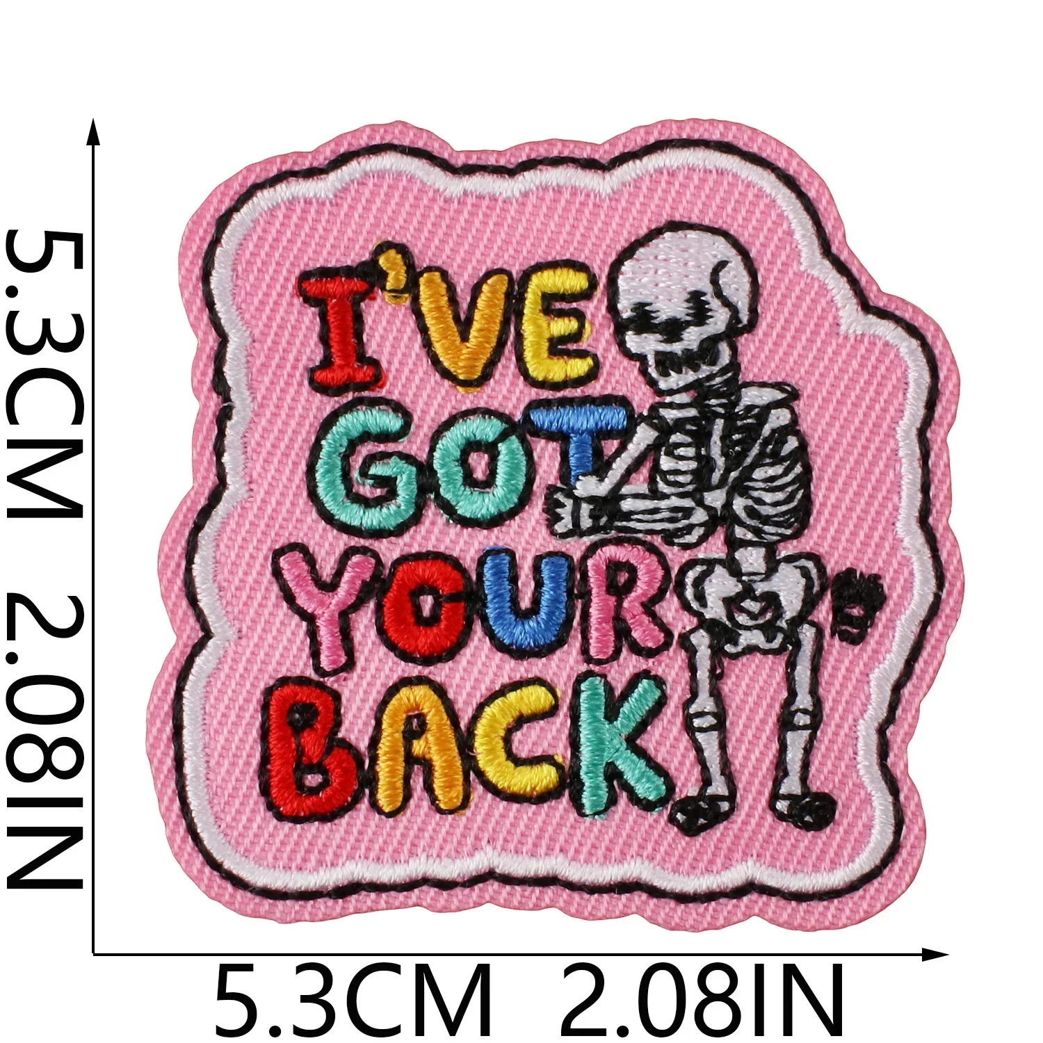 1Pcs Floral PT Physical Therapy Embroidered Patch, Iron on Recovery Flower Applique for DIY Bags Clothes Hats Sewing Craft