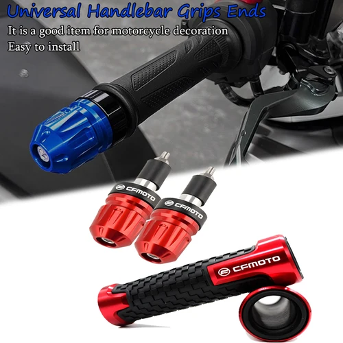 Para CFMOTO 400NK 400 NK 650NK 650 NK 150NK accesorios de motocicleta 7/8 ""22mm empuñaduras de manillar Protector de agarre manillar