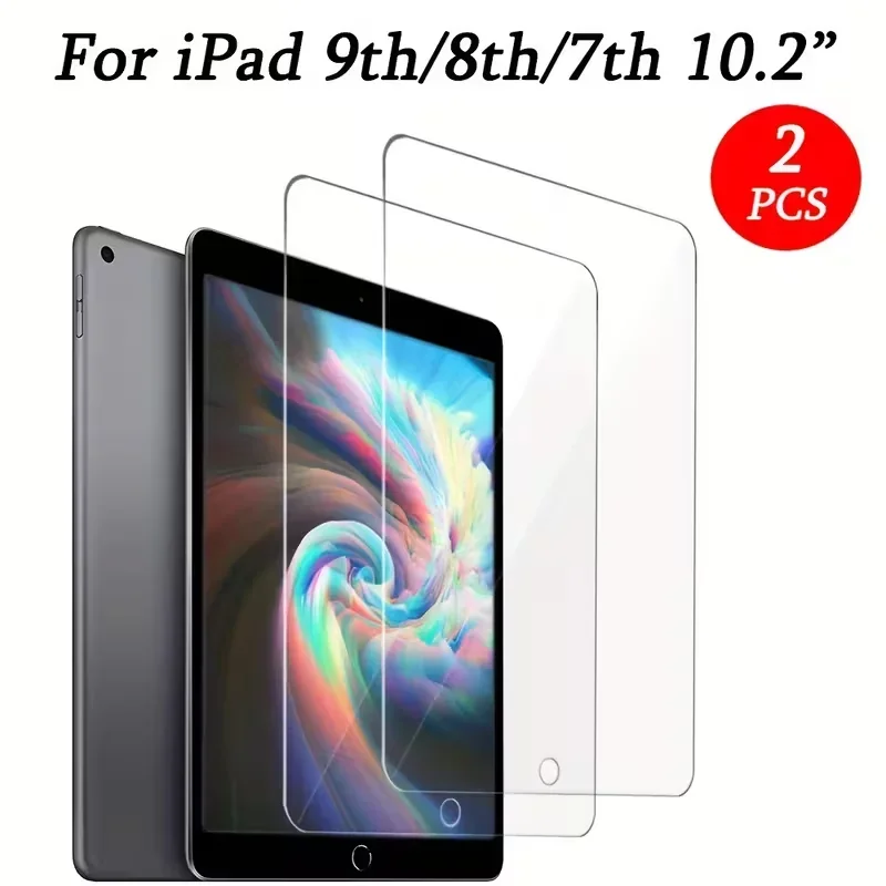 

2pcs Tempered Glass Screen Protector For iPad 10.2 9.7 10. 5 10.9 Pro 11 New iPad 10 9 8 7 6 5 Air 4 3 2 Mini 2020 2021 2022