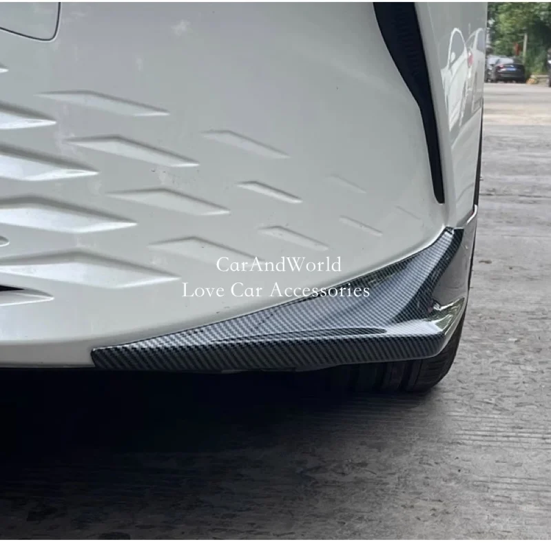 ABS كروم الجبهة الزاوية الوفير الإطار الزخرفية المضادة للكشط حامي غطاء الكسوة لتويوتا كامري XV80 2024 2025 اكسسوارات السيارات