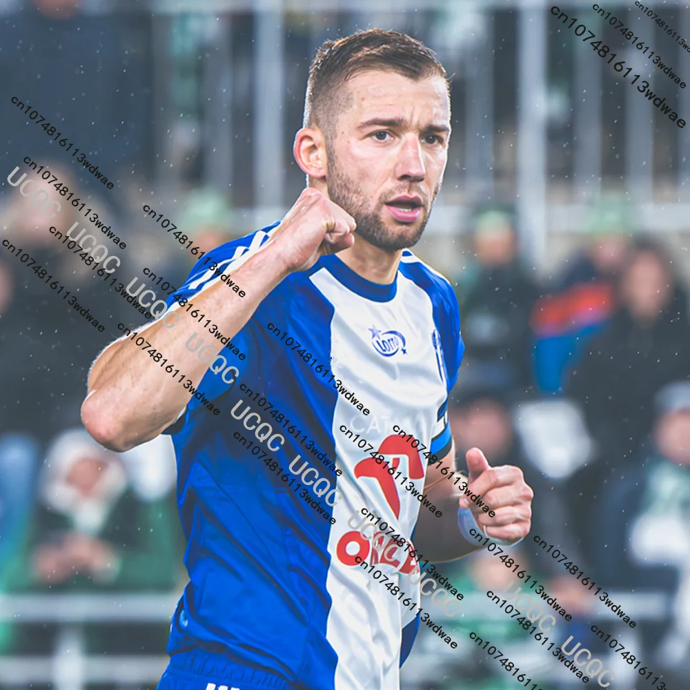 أحدث 26/25 البولندية سوبر كرة القدم الرجال جيرسي بولندا تنفس Wisła Piloock كرة القدم بنين التدريب مباراة الفانيلة الخاصة #1