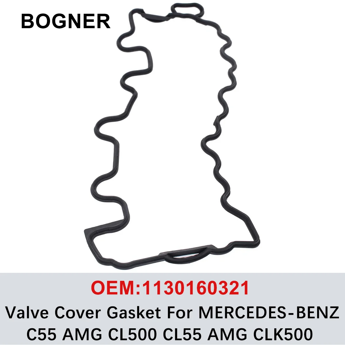 1130160321 1130160221 XUZHIANG 1/2pcs Valve Cover Gasket For MERCEDES-BENZ C55 AMG CL500 CL55 AMG CLK500 CLK55 AMG CLS500 CLS55
