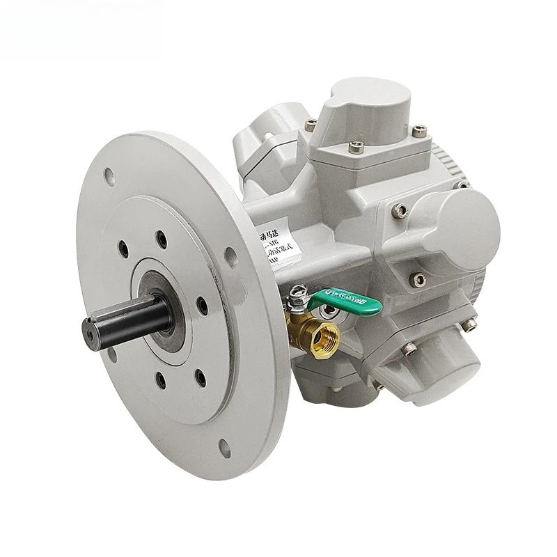 

Промышленный пневматический двигатель с круглым фланцем 1 л.с., высокий крутящий момент, прямое и обратное вращение, поршневой пневматический привод, прямые продажи с завода