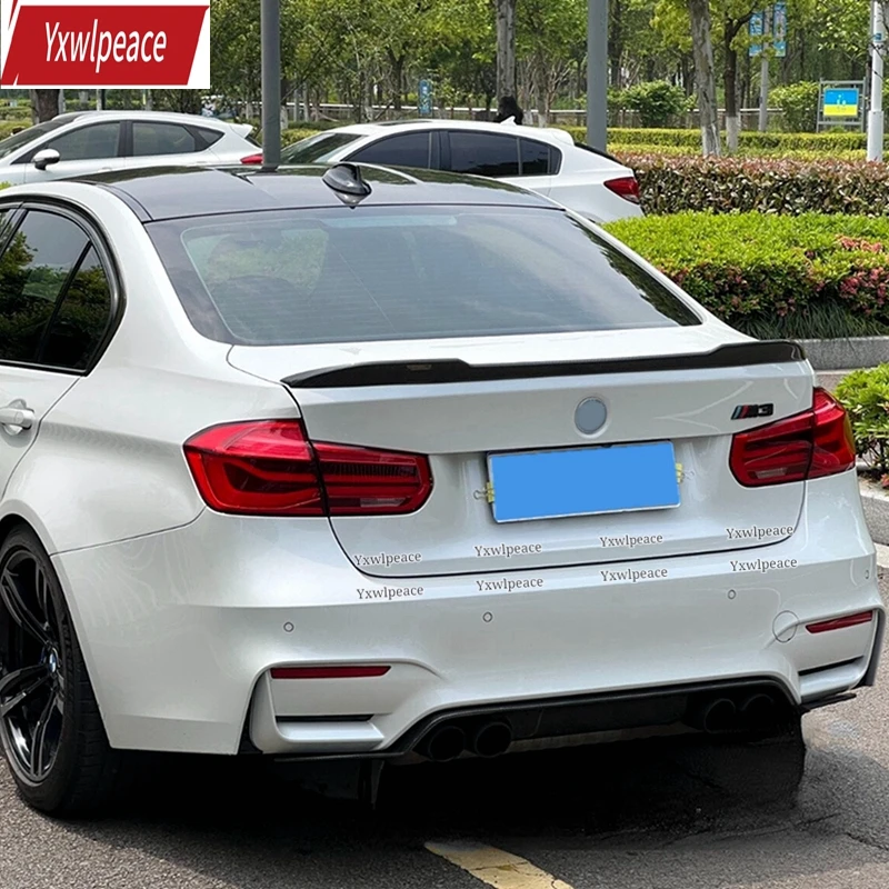 CS Style Real Carbon Fiber/ FRP Rear Trunk Spoiler Car Accessories For BMW F30 F35 M3 Spoiler 320i 320li 325li 328i 2013-2018