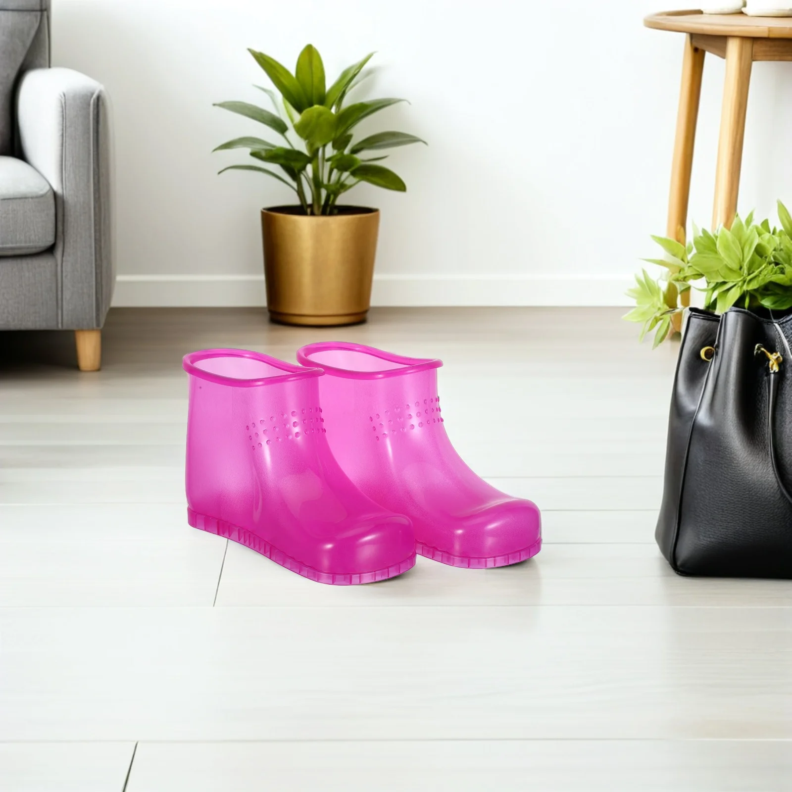 1 زوج الإبداعية قدم تمرغ دلو التمهيد على شكل تصميم تدليك عميق حوض استحمام القدم المحمولة تمرغ حوض للمنزل سبا-