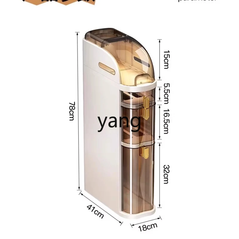 

HRC bathroom crevice storage cabinet free installation drawer toilet ultra-narrow crevice cabinet toilet side