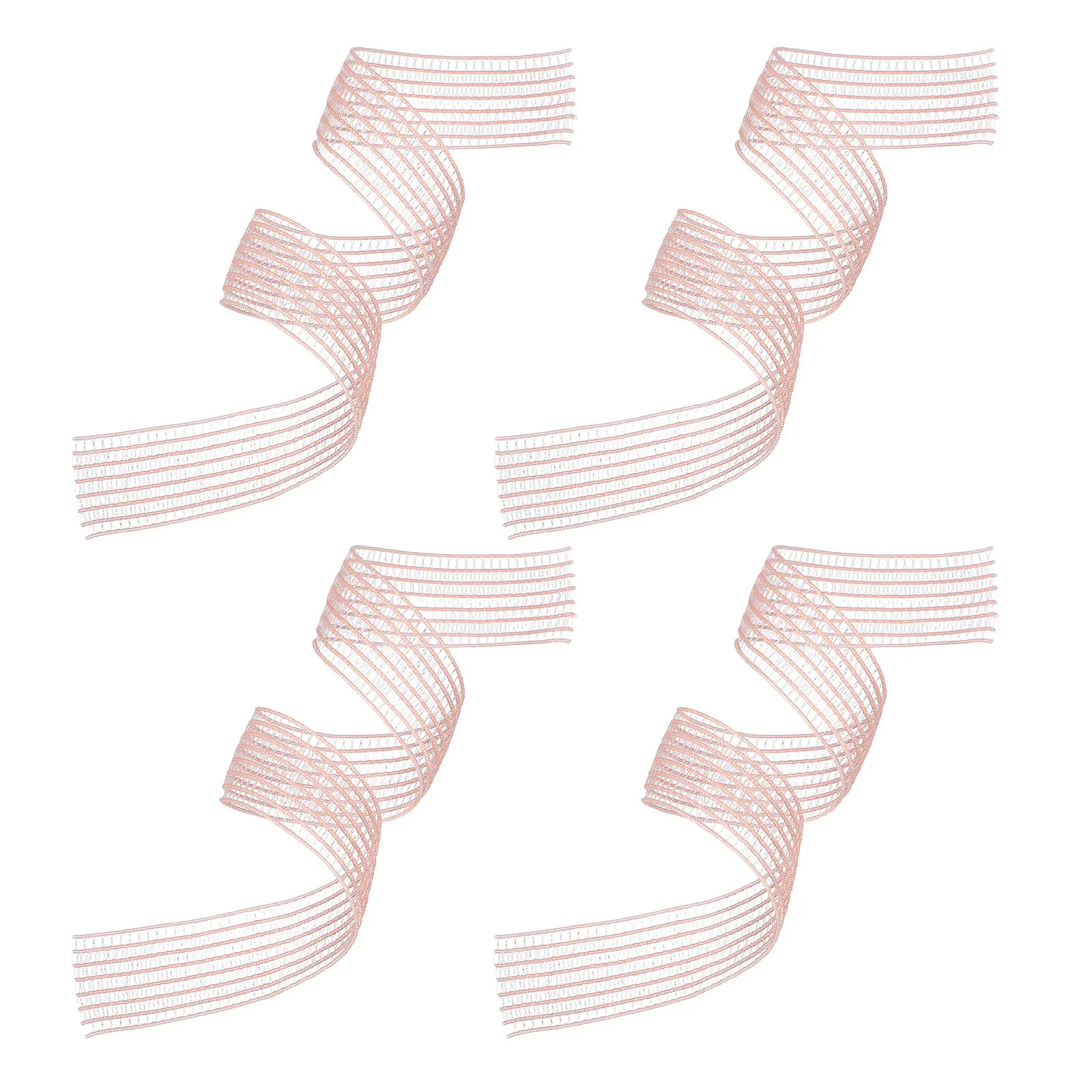 

4Pcs Ballet Pointe Shoe Elastic Bands Invisible Stretch Band for Dance Practice Performance Enhanced Stability Flexibility