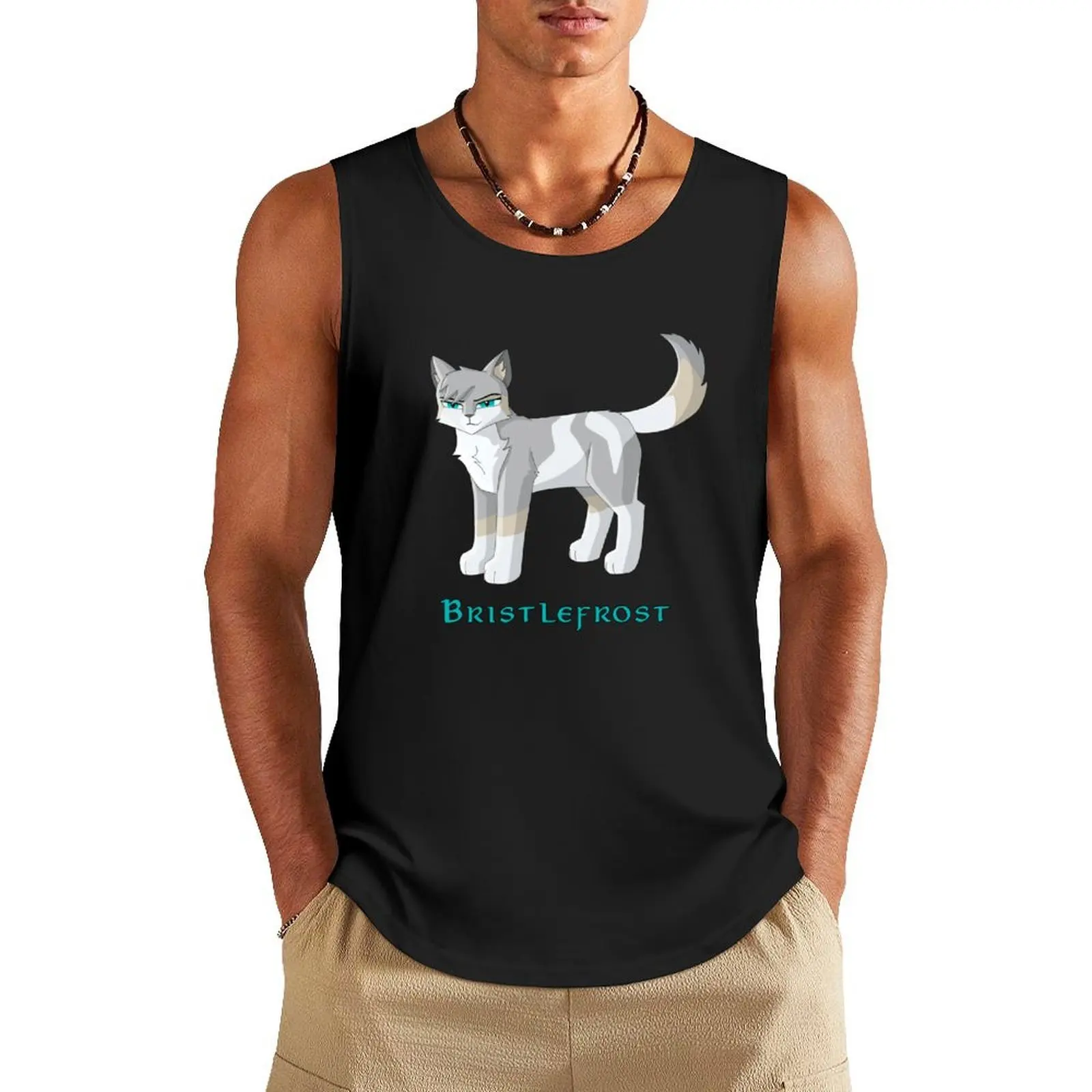 

Bristlefrost, Warrior of ThunderClan Tank Top sports suits Bodybuilding clothing man basketball Men's clothes luxury style