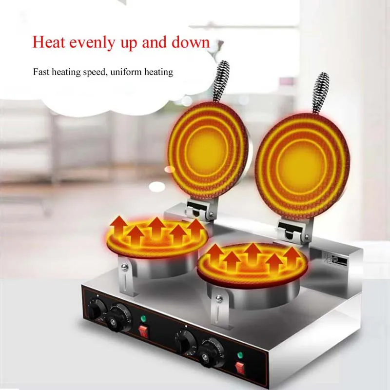

Commercial Iron Machine New Condition Baking Tool For Ice Cream Cone Waffle Maker Shape Roller Restaurant Use