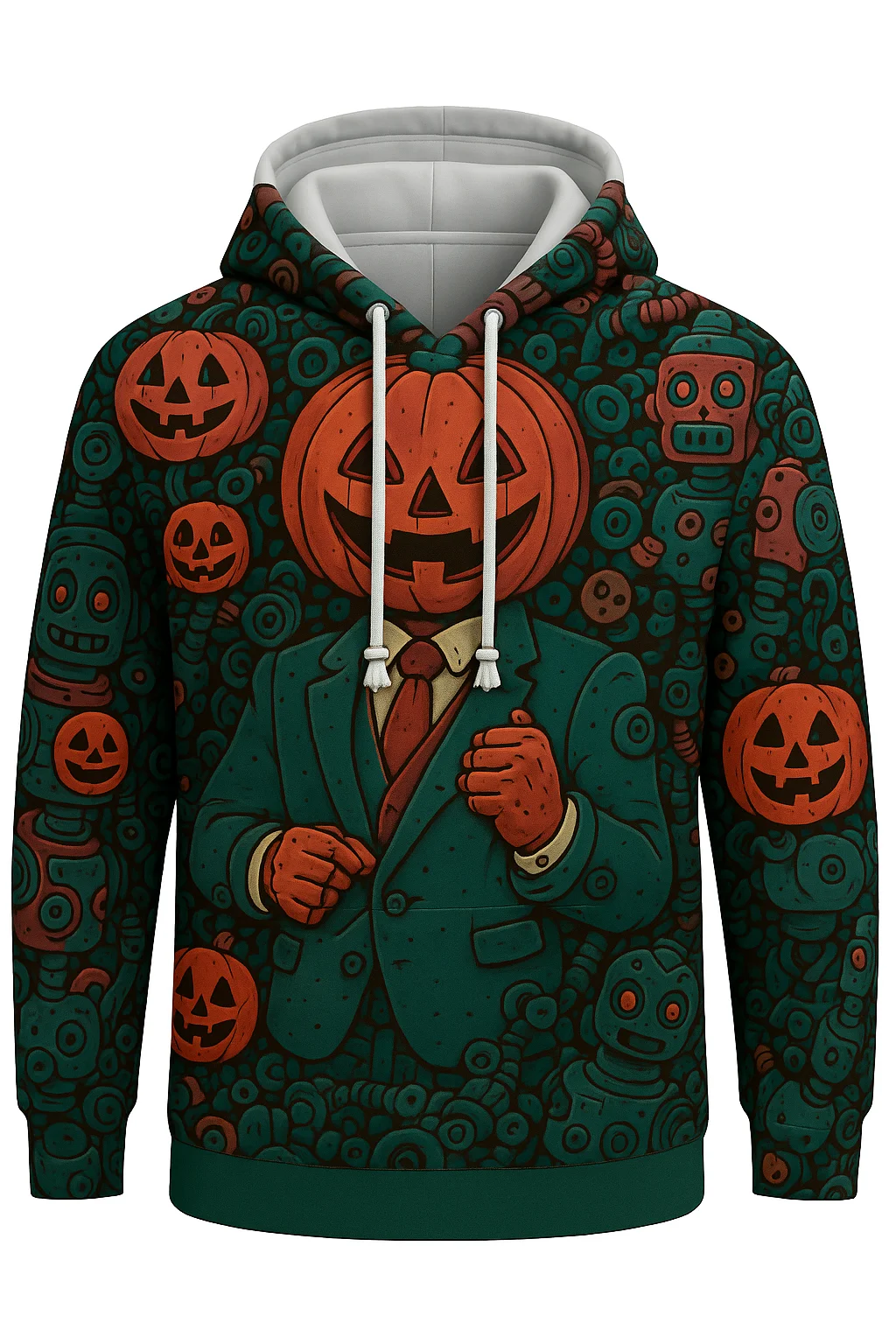 New Fashion Halloween Cute Pumpkin Felpa con cappuccio da uomo stampata in 3D Pullover casual Abbigliamento sportivo oversize Felpa con cappuccio da festa per uomo