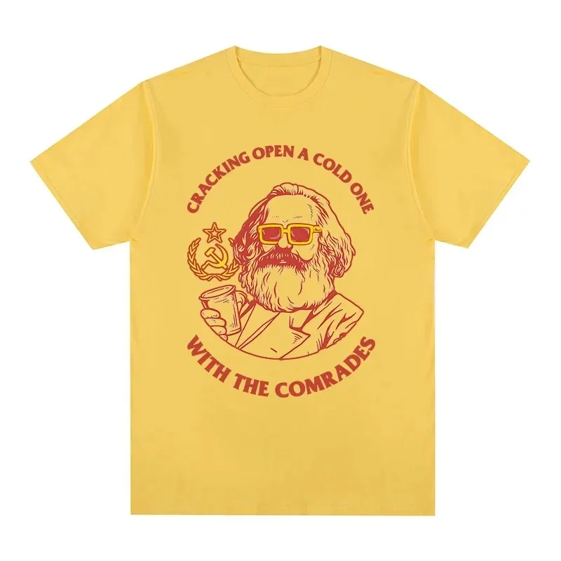 Marx T-shirt Marxism Engels Lenin Stalin Vintage Men T shirt New TEE TSHIRT Womens Tops