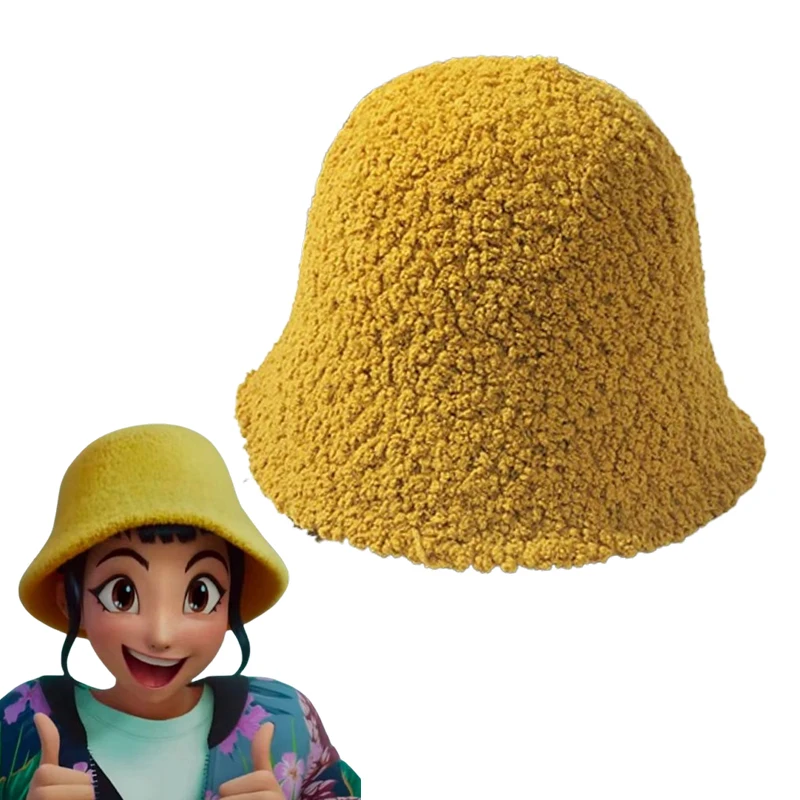 

Anime Women Zoey Cosplay Hat Beanie Bucket Hat Cartoon Roleplay Cap Headwear Girls Halloween Fantasy Props Costume Accessories