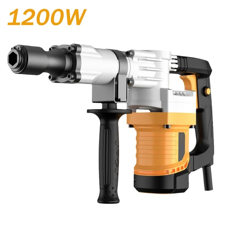 110/220V 50/60Hz Crushed electric pick 1200W Industrial slot mixed soil Heavy -duty wall disassembly electric hammer Power Tools