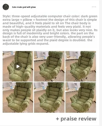 Luxury Lazy, Computer Chair, Home, Comfortable, Sedentary, Sofa Chair, Bedroom, Desk, Reclining, Leisure, Backrest Office Chair