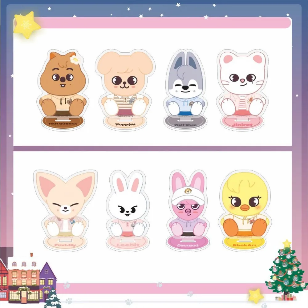 

Новая акриловая двусторонняя настольная фигурка-подставка Stray Kids SKZOO с изображением Ли Ёнбока (KPOP)